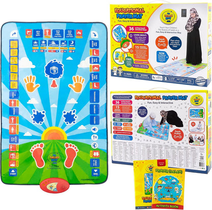 Interactive Touch-Sensitive Kids Prayer Mat – My Prayer Mat for Learning Salah - Infinitygallery.store