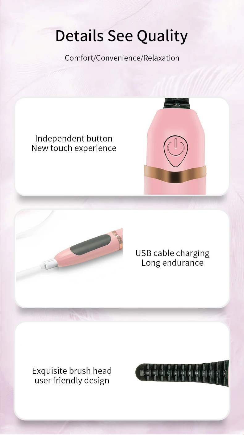 Electric Eyelash Curler – Long-Lasting Heated Curl - Infinitygallery.store