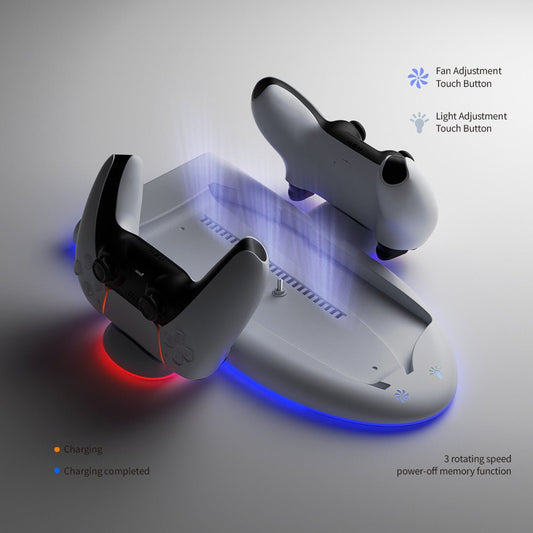 ps5 slim cooler pad uae with rgb lights