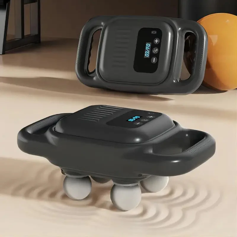 Handheld Four Heads Back Massager Gun – Deep Tissue & Quad-Axis Technology - Infinitygallery.store
