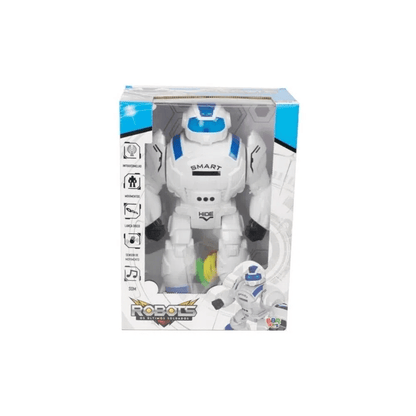 RC Robot Toy – Interactive Walking, Talking, Dancing Robot with LED Lights & Gesture Control