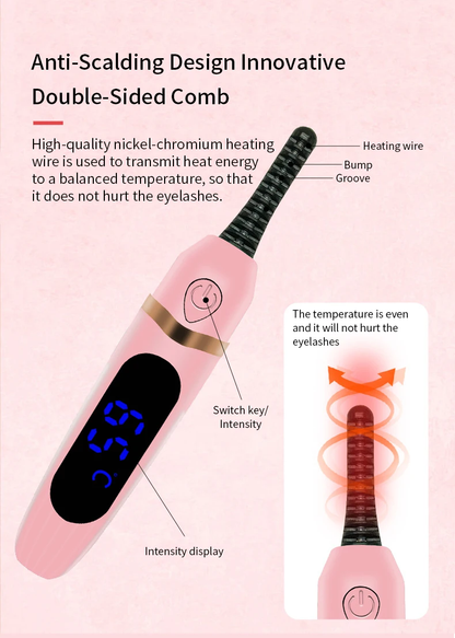 Electric Eyelash Curler – Long-Lasting Heated Curl - Infinitygallery.store