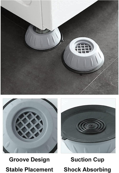 Anti-Vibration Refrigerator Pads – Shock Absorbing Rubber Feet (Set of 4) - Infinitygallery.store