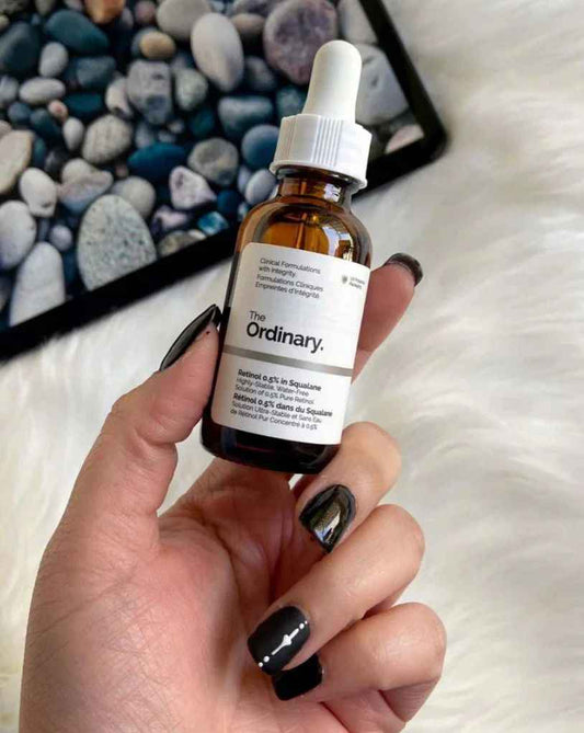 Retinol 0.5% in Squalane – Gentle Anti-Aging Night Serum for Fine Lines & Acne
