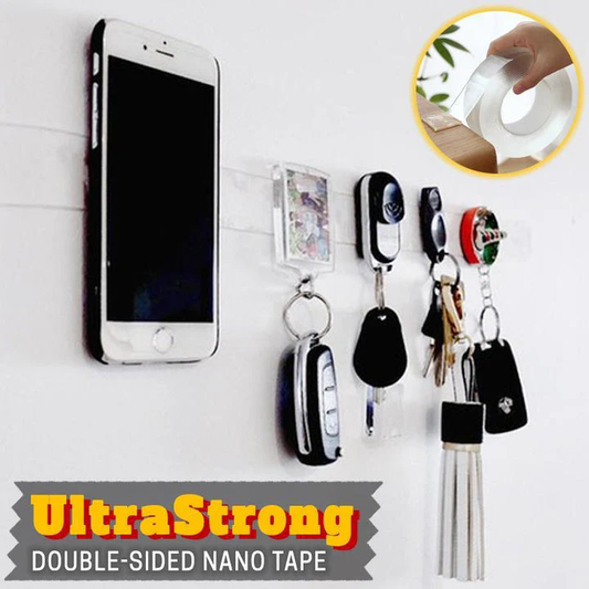 Double-Sided Nano Tape (2PCS) – Super Sticky, Reusable & Invisible! - Infinitygallery.store