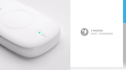 Q Power UV Sanitizing Box with Wireless Charging – 2-in-1 Clean & Charge Solution - Infinitygallery.store