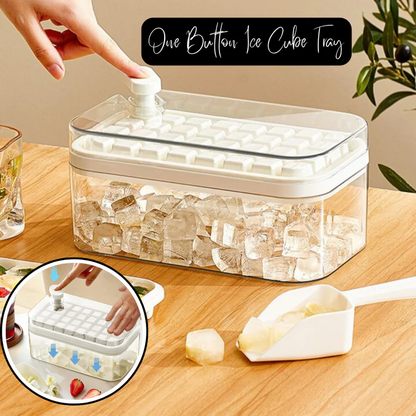 One Button Ice Cube Tray – Effortless Ice Making with One Press! - Infinitygallery.store