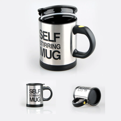 Self-Stirring Mug – Automatic Mixing Stainless Steel Coffee Cup - Infinitygallery.store