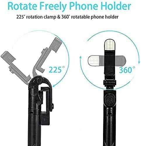 3-in-1 Multifunctional Selfie Stick Tripod with Bluetooth & 360° Rotation – Extendable up to 100cm