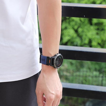 Heavy-Duty Silicone Watch Strap – Rugged Buckle Edition for Apple Watch & Smartwatches - Infinitygallery.store