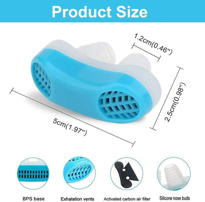Anti Snoring Device – Comfortable Nasal Dilator with Air Filter - Infinitygallery.store