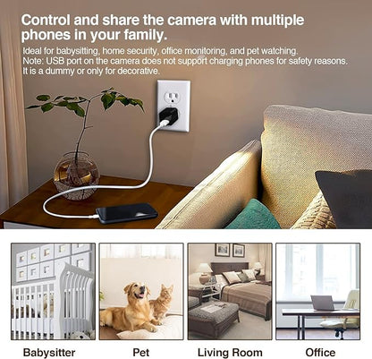 Caméra intelligente avec chargeur intégré - Infinitygallery.store