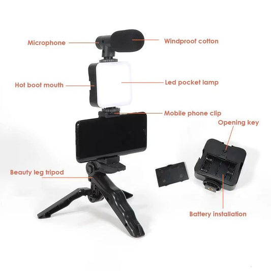 Smartphone and Camera Vlogging Studio Kits - Infinitygallery.store