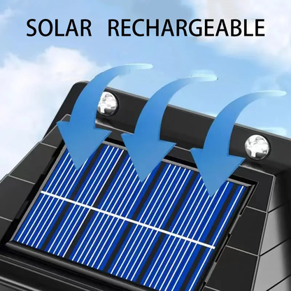 Solar Wall Lamp – Motion Sensor, 3 Lighting Modes, Auto-Charging & Weatherproof - Infinitygallery.store