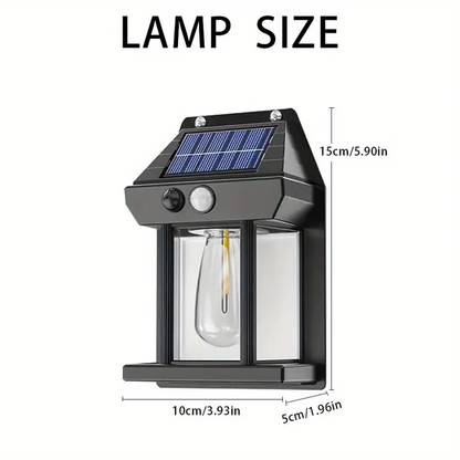 Solar Wall Lamp – Motion Sensor, 3 Lighting Modes, Auto-Charging & Weatherproof - Infinitygallery.store