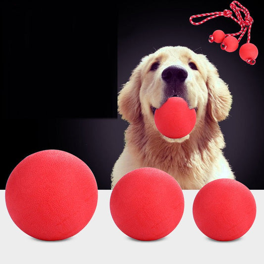 Solid Rubber Bouncy Ball Toy – Durable Bite-Resistant Fun