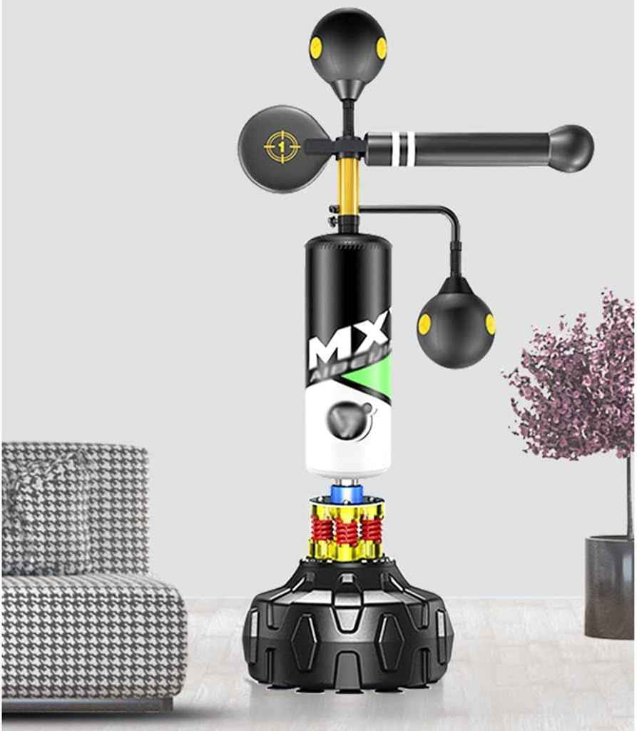 Adjustable Speed Boxing Reflex Trainer with Spinning Bar & Punching Bag – Freestanding All-in-One Kit | Infinity Gallery