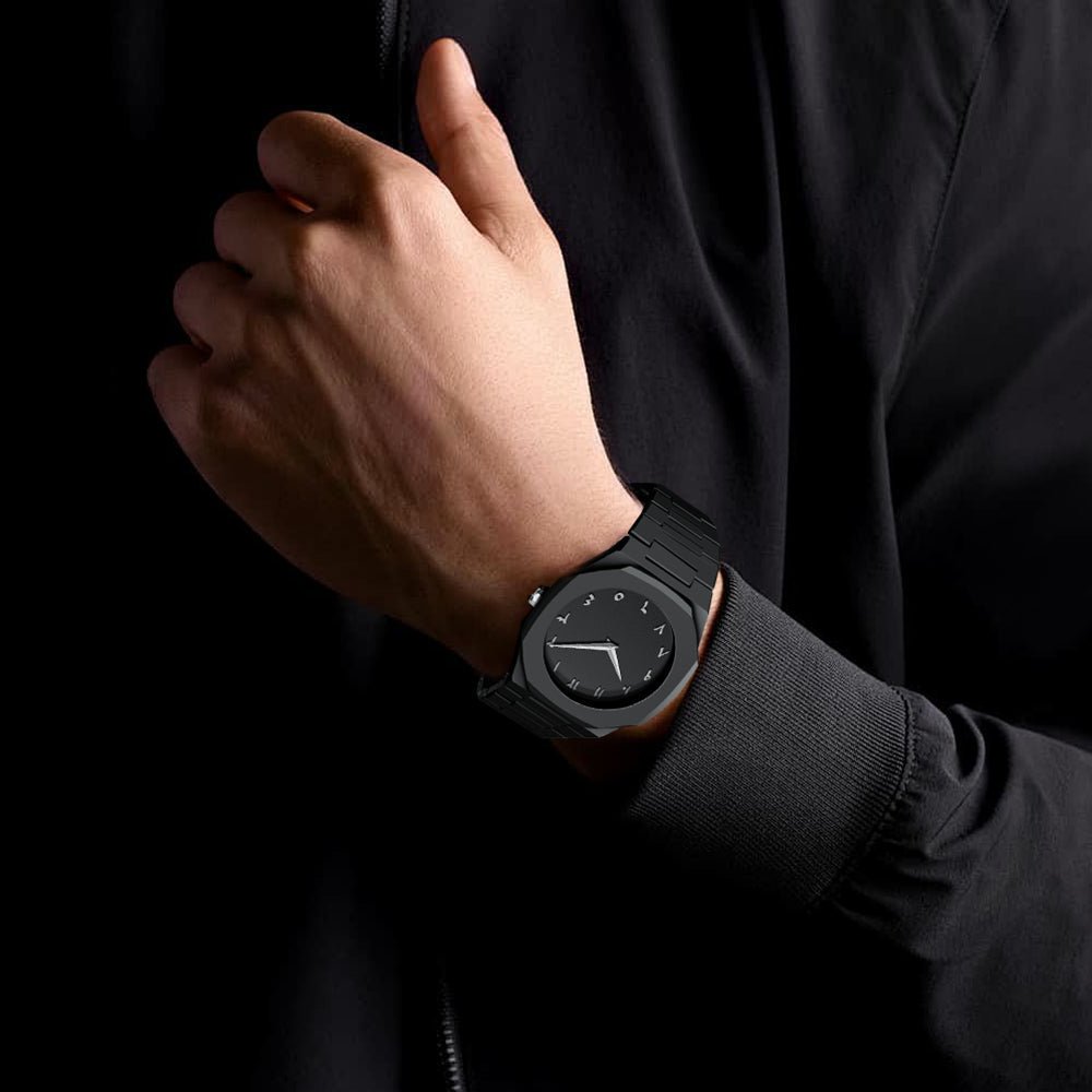 Stainless Steel Arabic Watch – Classic Numerals & Timeless Elegance - Infinitygallery.store