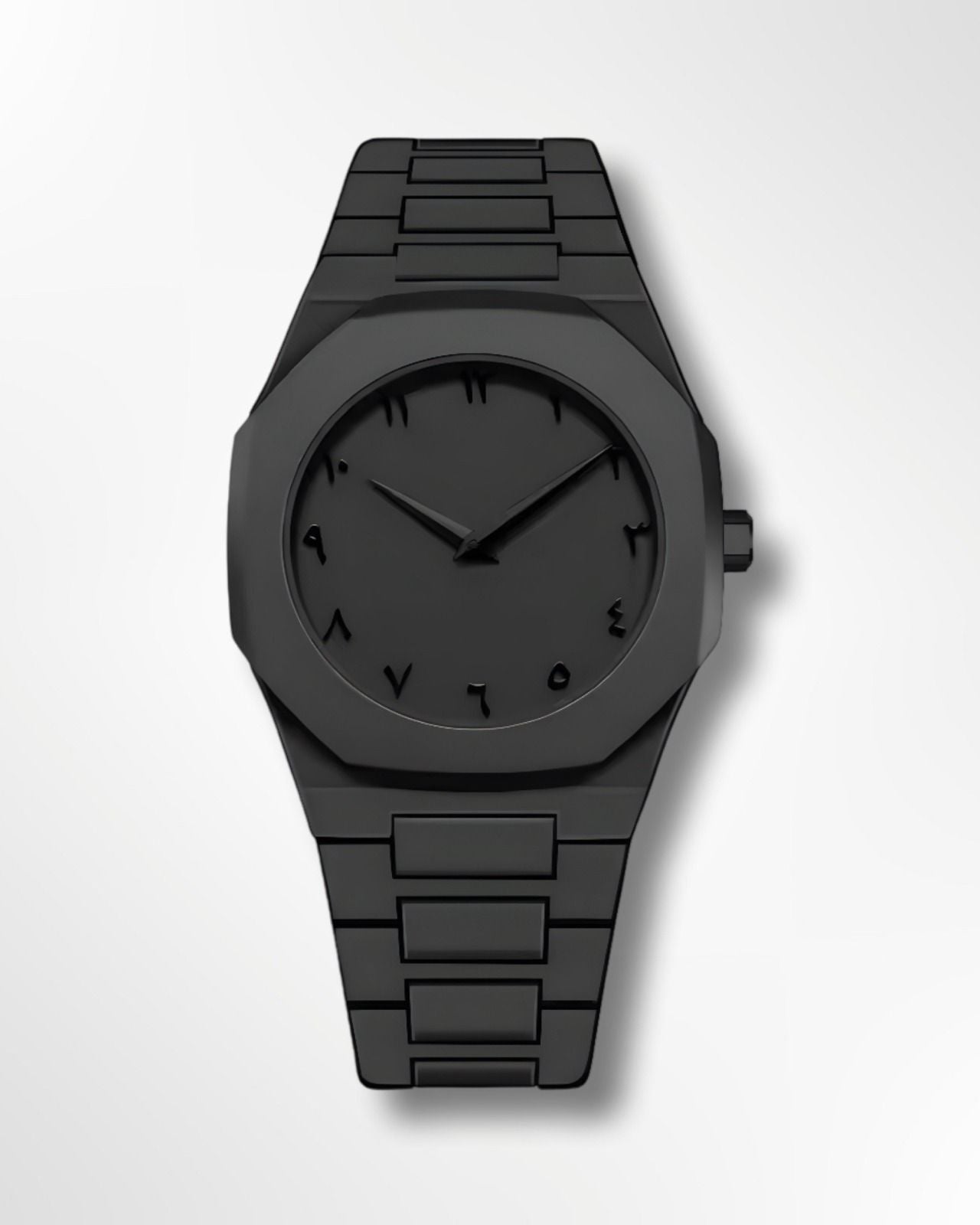 Stainless Steel Arabic Watch – Classic Numerals & Timeless Elegance - Infinitygallery.store