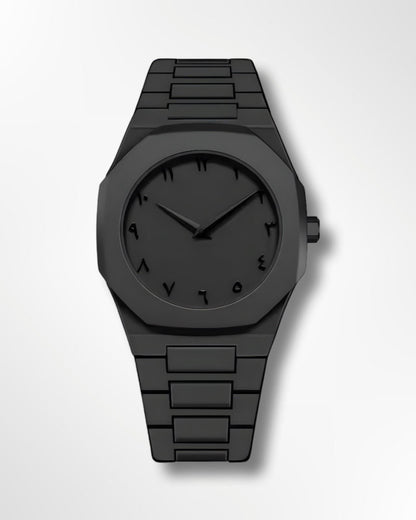 Stainless Steel Arabic Watch – Classic Numerals & Timeless Elegance - Infinitygallery.store