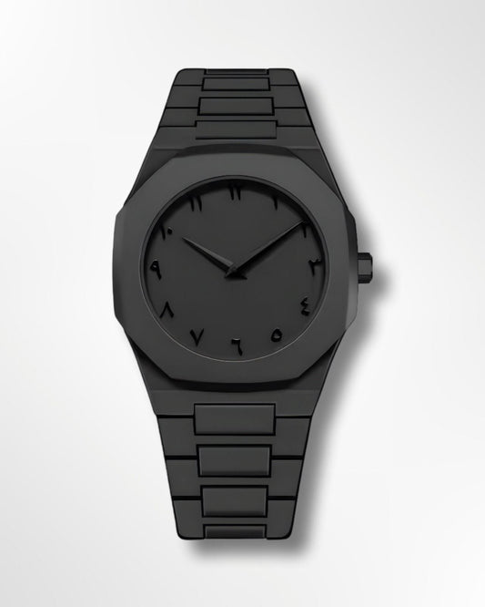 Stainless Steel Arabic Watch – Classic Numerals & Timeless Elegance - Infinitygallery.store