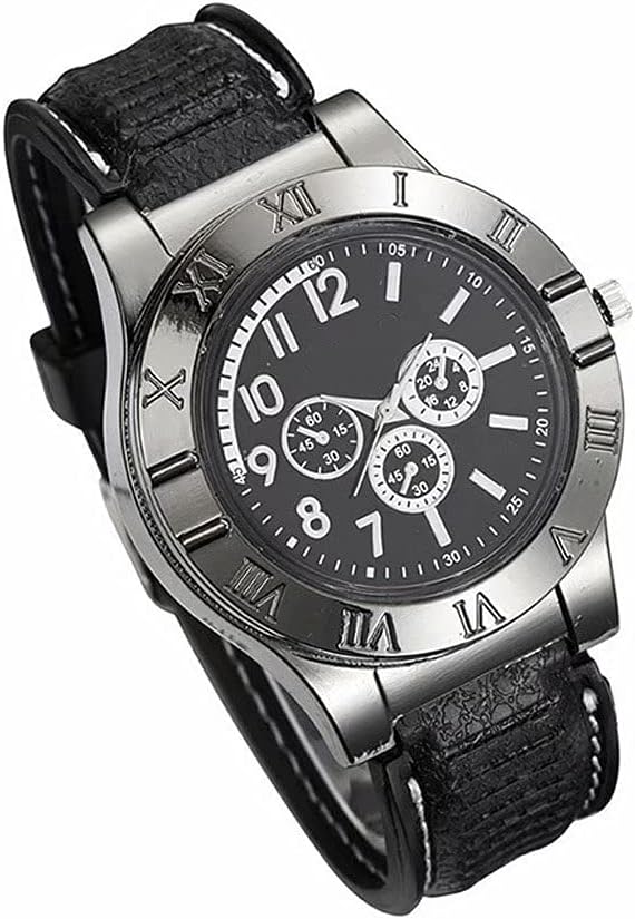 Military USB Lighter Watch for Men – Windproof, Rechargeable & Stylish - Infinitygallery.store