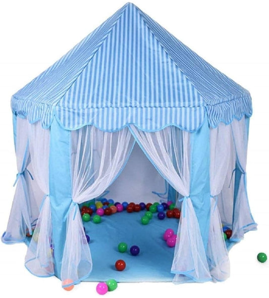 Sutekus Play Kids Tent – Indoor & Outdoor Hexagon Playhouse with Lights - Infinitygallery.store