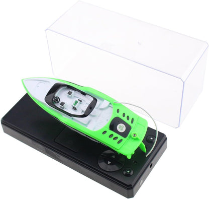 Mini Remote Control Racing Boat – Fast RC Speedboat Water Toy for Kids - Infinitygallery.store