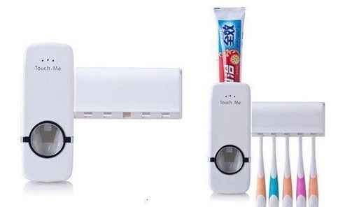 Wall-Mounted Toothpaste Dispenser & Toothbrush Holder | Infinity Gallery
