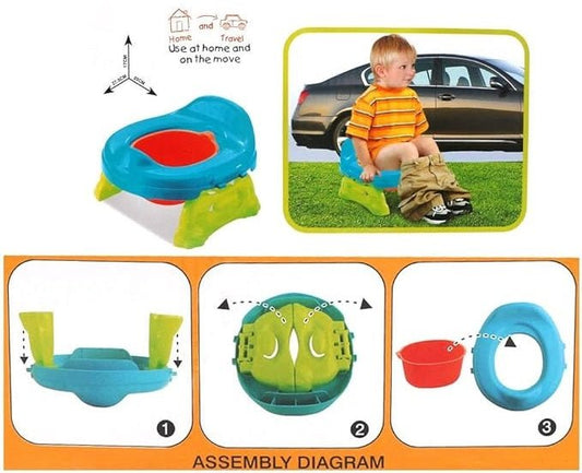 Travel Toilet Seat – Portable Potty Trainer for Toddlers, Foldable & Hygienic