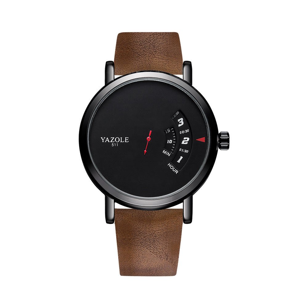 Men's Turntable Quartz Watch – Waterproof Casual Timepiece - Infinitygallery.store