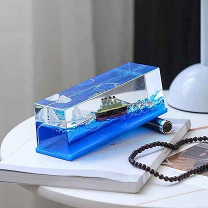 Unsinkable Cruise Ship Fluid Bottle – Symbol of Love & Courage | Infinity Gallery