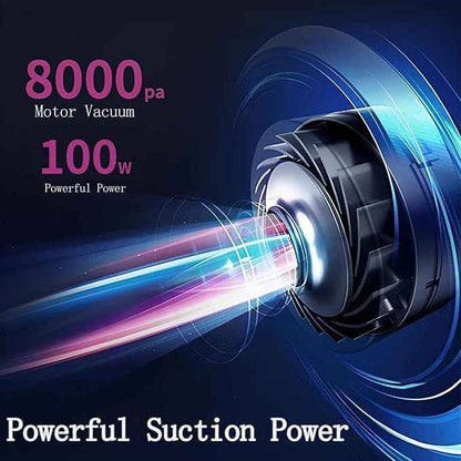Bed Vacuum Cleaner – Strong Suction Mite Removal Device with UV Light & Vibration Function