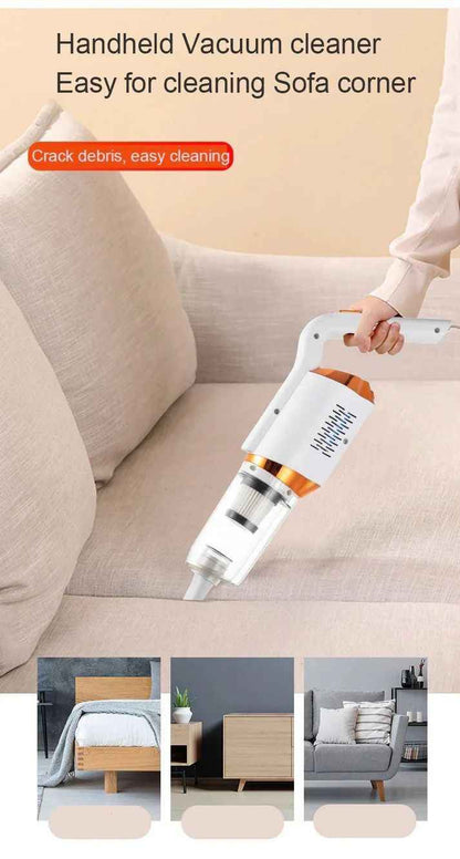 3-in-1 Cordless Handheld Vacuum Cleaner – 7500PA Suction, LED Light & HEPA Filter