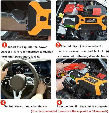 Entatial Lithium Jump Starter – Portable Emergency Car Battery Booster & Power Bank