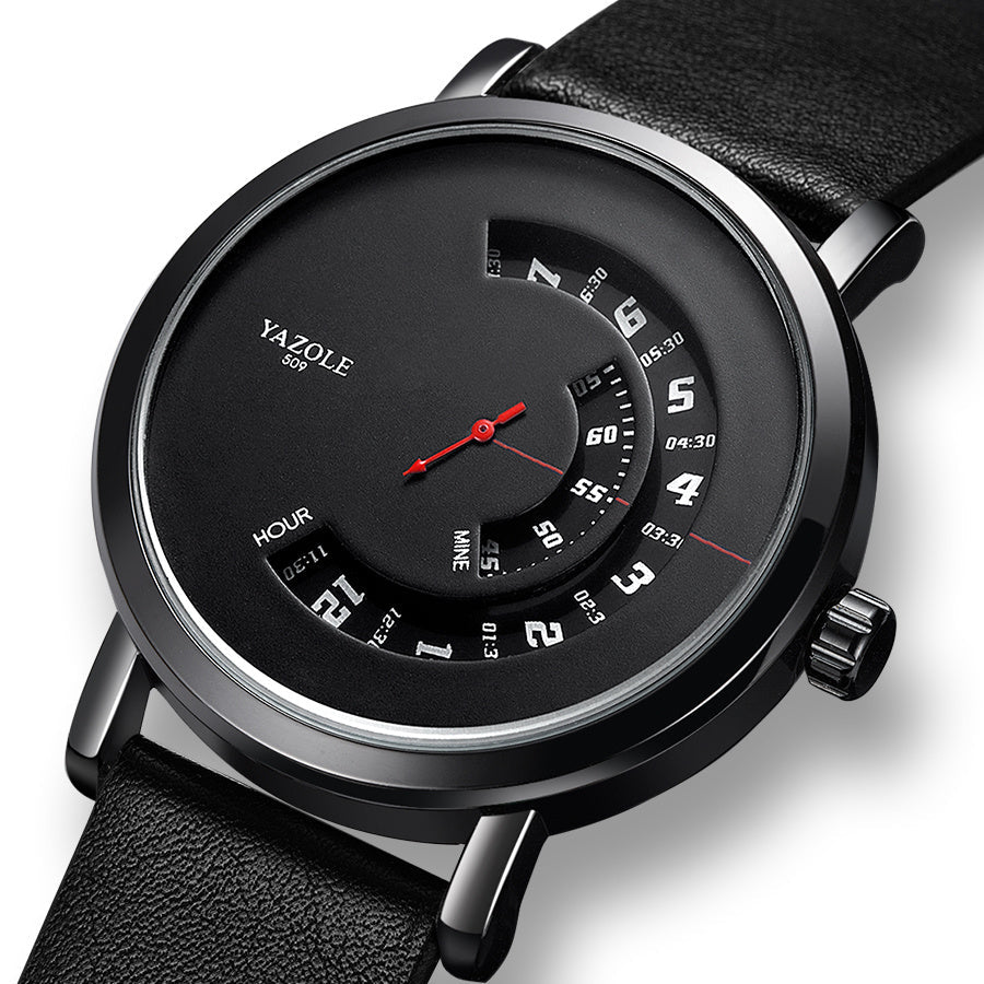 Men's Turntable Quartz Watch – Waterproof Casual Timepiece - Infinitygallery.store