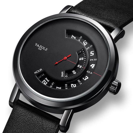 Men's Turntable Quartz Watch – Waterproof Casual Timepiece - Infinitygallery.store
