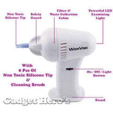 Cordless Ear Cleaner with Gentle Suction & Examining Light – Safe & Effective Wax Removal Tool