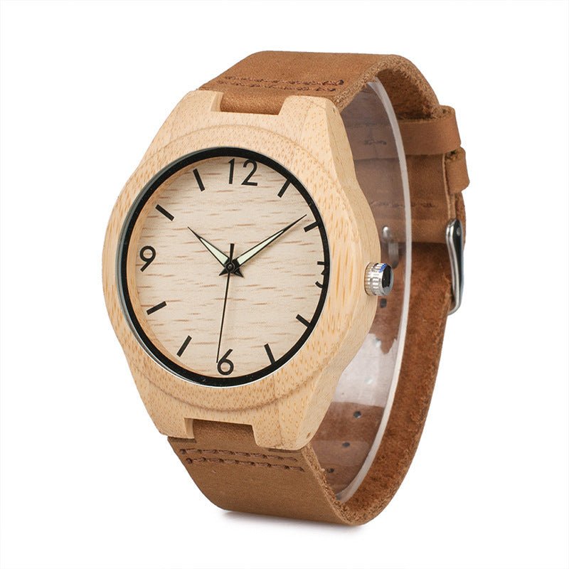Wooden Watch – Casual Natural Wood Timepiece for Everyday Wear - Infinitygallery.store