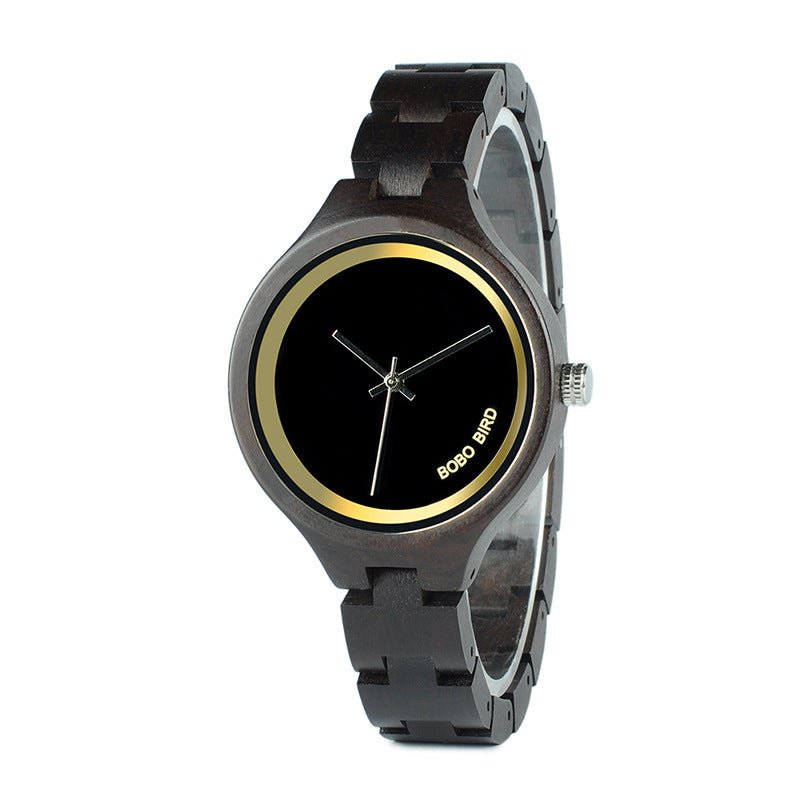 Men’s Wooden Watch – Business Casual Quartz Timepiece - Infinitygallery.store