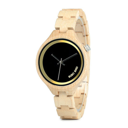 Men’s Wooden Watch – Business Casual Quartz Timepiece - Infinitygallery.store