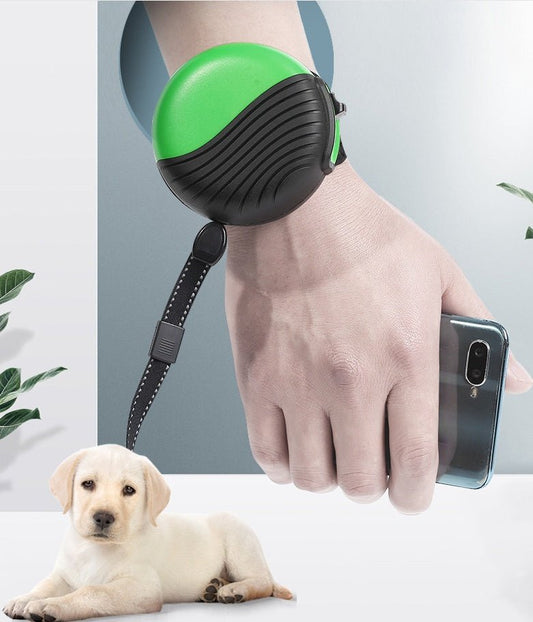 Wrist-Type Pet Leash – Hands-Free Retractable Strap for Dogs & Cats - Infinitygallery.store